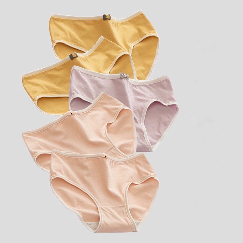 Combo 5 quần lót cotton nơ nhiều màu sắc
