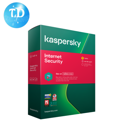 Bản quyền phần mềm dùng cho máy tính Kaspersky Internet Security cho 1 máy tính (KL1867MUAFS) - Hàng chính hãng