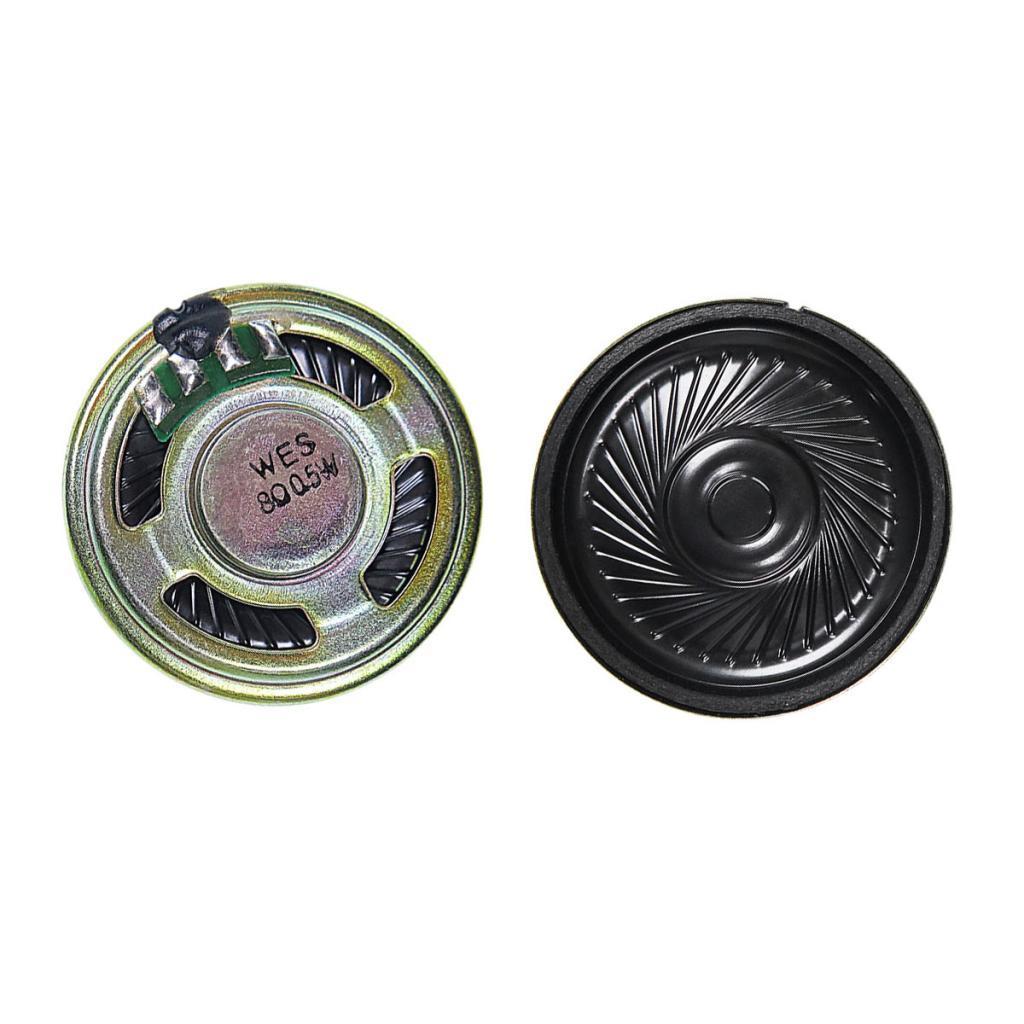 2x Round Internal Magent Speaker 8Ohm 0.5W Waterproof Speaker Parts 40mm