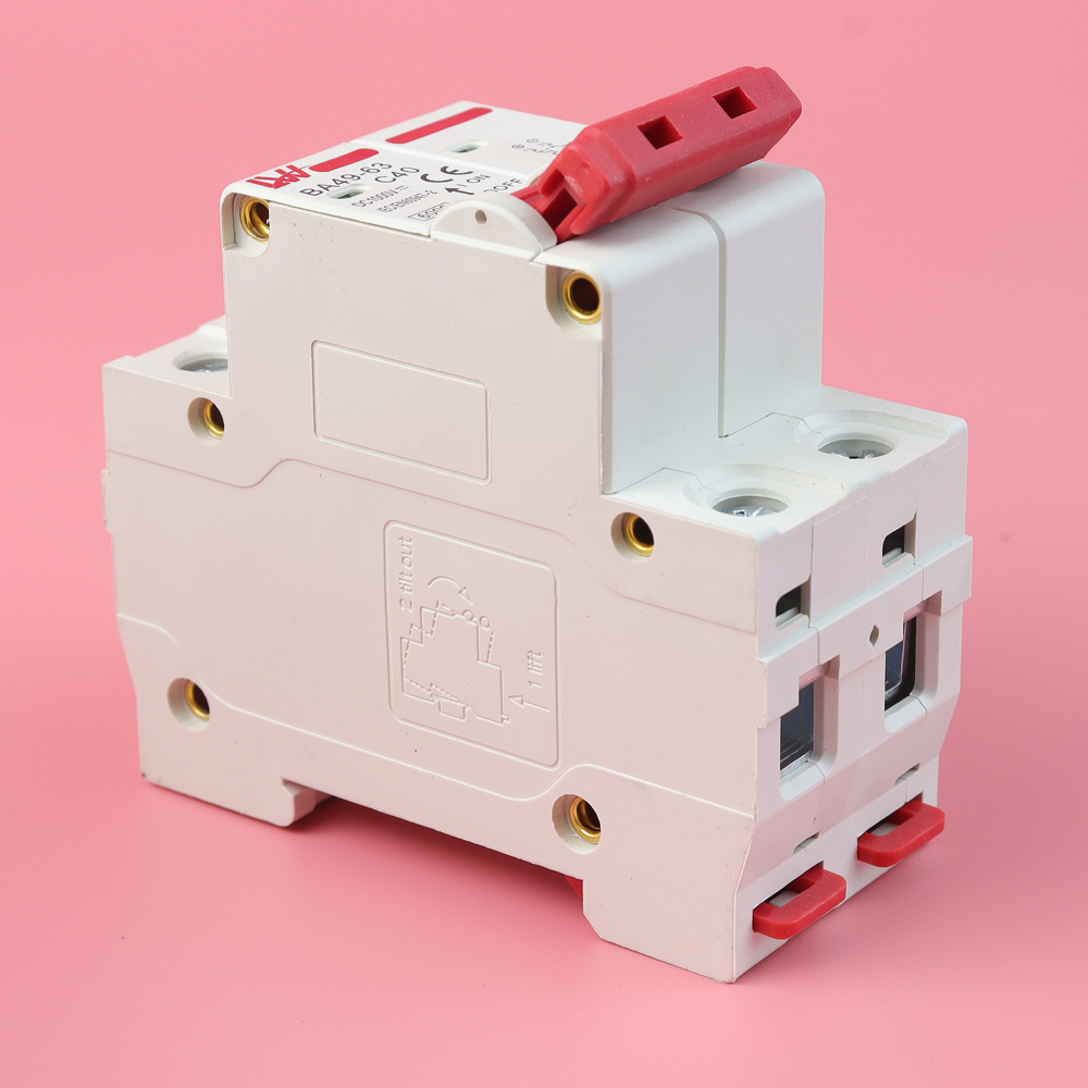 Bộ ngắt mạch tự động LW MCB DC 2P 1000V Cầu Dao Chuyên Dụng Cho Điện Năng Lượng Mặt Trời