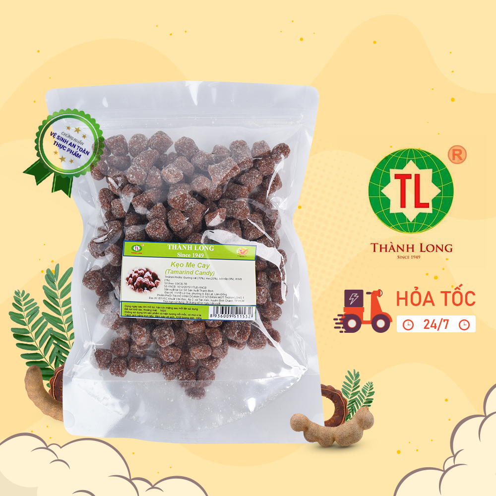 KẸO ME DẺO ME KHÔNG HẠT THÀNH LONG - 200G - VIỆT NAM
