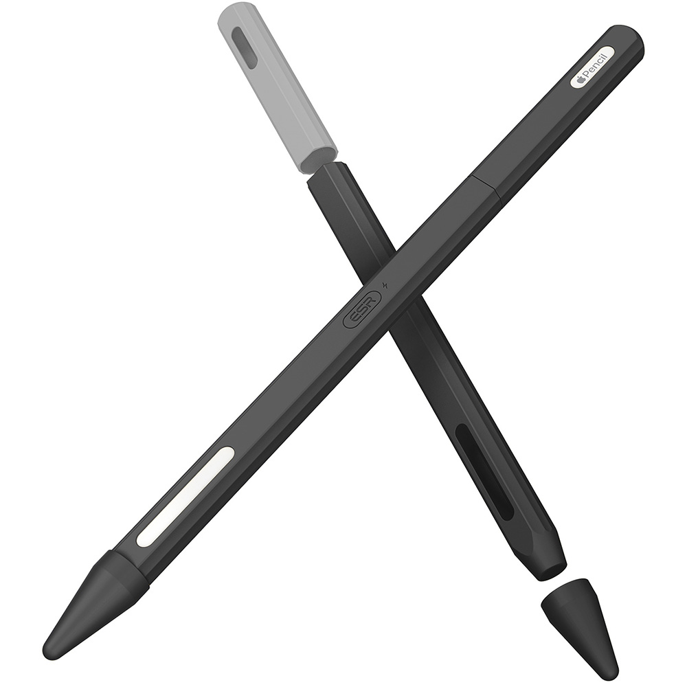 Vỏ Bọc Silicon Siêu Mỏng Cho Apple Pencil 2 ESR Kiểu Bút Chì 2 Màu- Hàng Chính Hãng