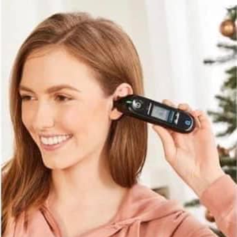 Nhiệt Kế Điện Tử SILVERCREST SFT81, Màn Hình Điện Tử, Kết Nối Bluetooth, Báo Nhiệt Độ Chính Xác, Tiêu Chuẩn EU, Nhập Đức