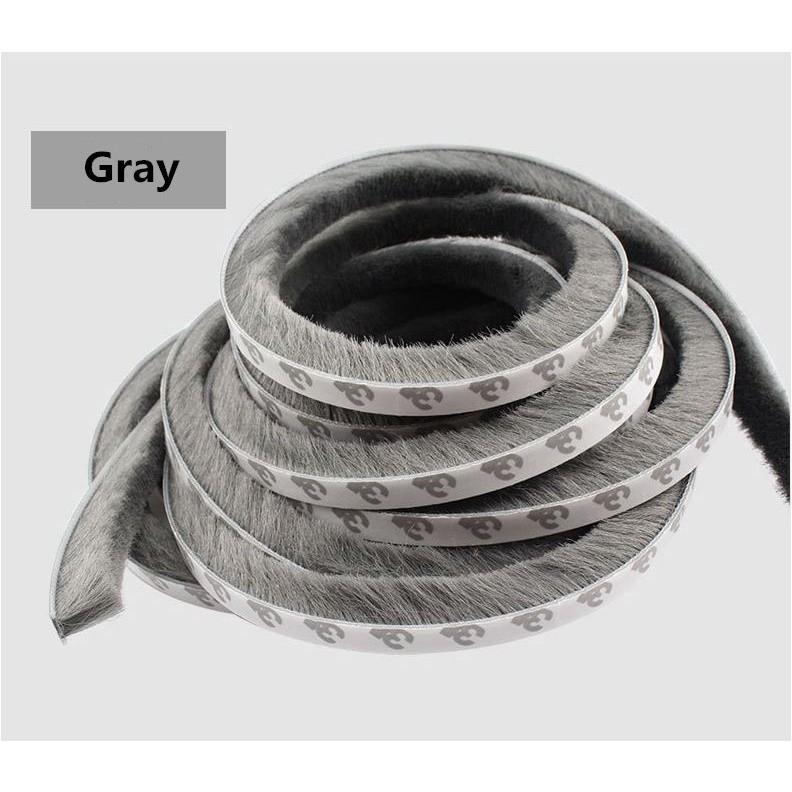 Gioăng lông dải sợi nỉ lông nheoRon Đế dán 9 mm lông cao 15mm dán chặn kín khe hở ngăn côn trùng