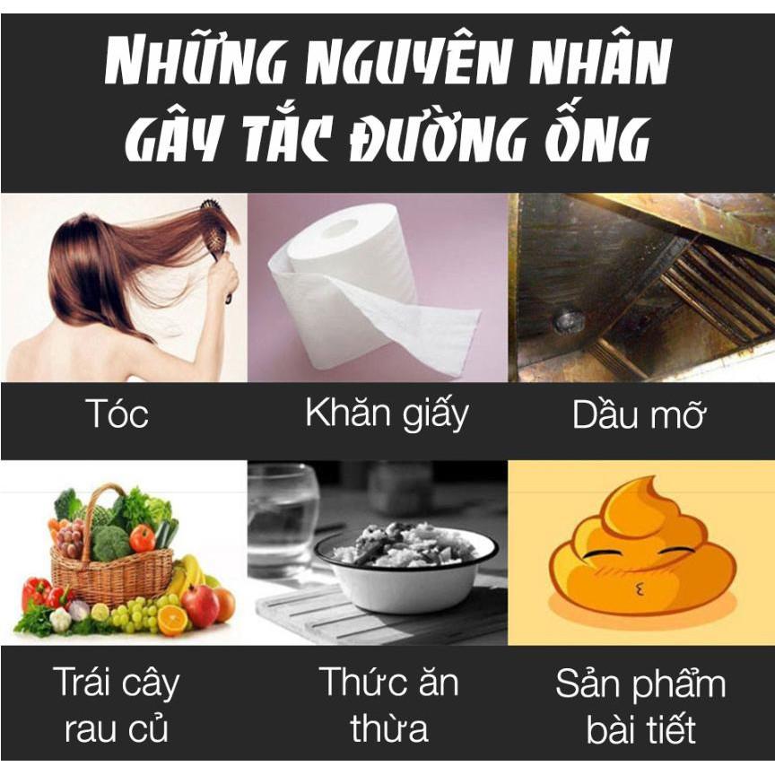 Dụng cụ thông cống nghẹt 1 Pit tông 4 trong 1