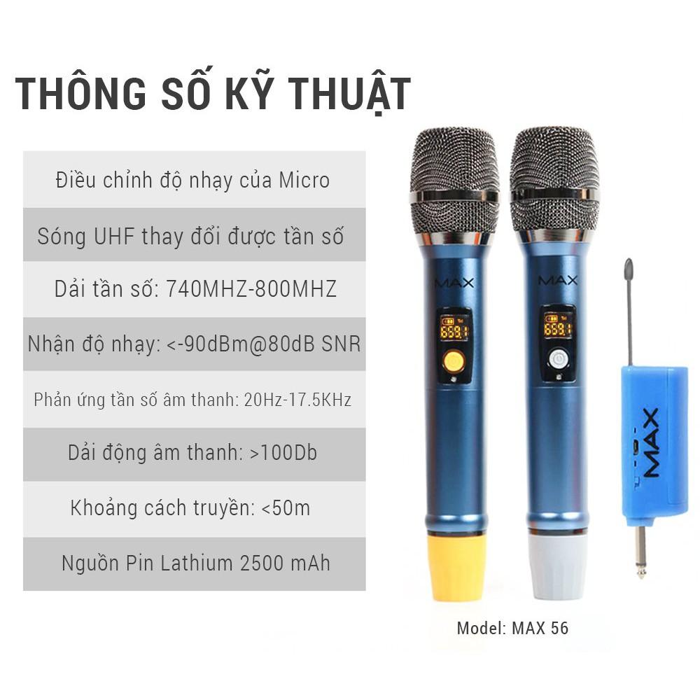 Combo thu âm livestream karaoke cao cấp Max 56 + Max 68 Pro Dành cho thu âm, livestream chuyên nghiệp,tặng full phụ kien