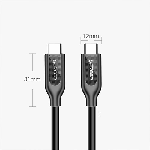 Cáp Ugreen 2 đầu USB C 3.1 (Gen 2) 3A 1m chính hãng