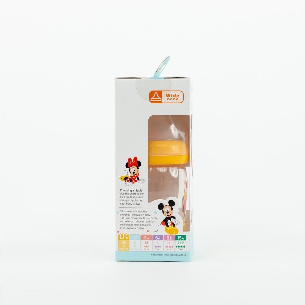 Bình Sữa Pigeon Softouch PP Plus Disney Baby - Màu Vàng