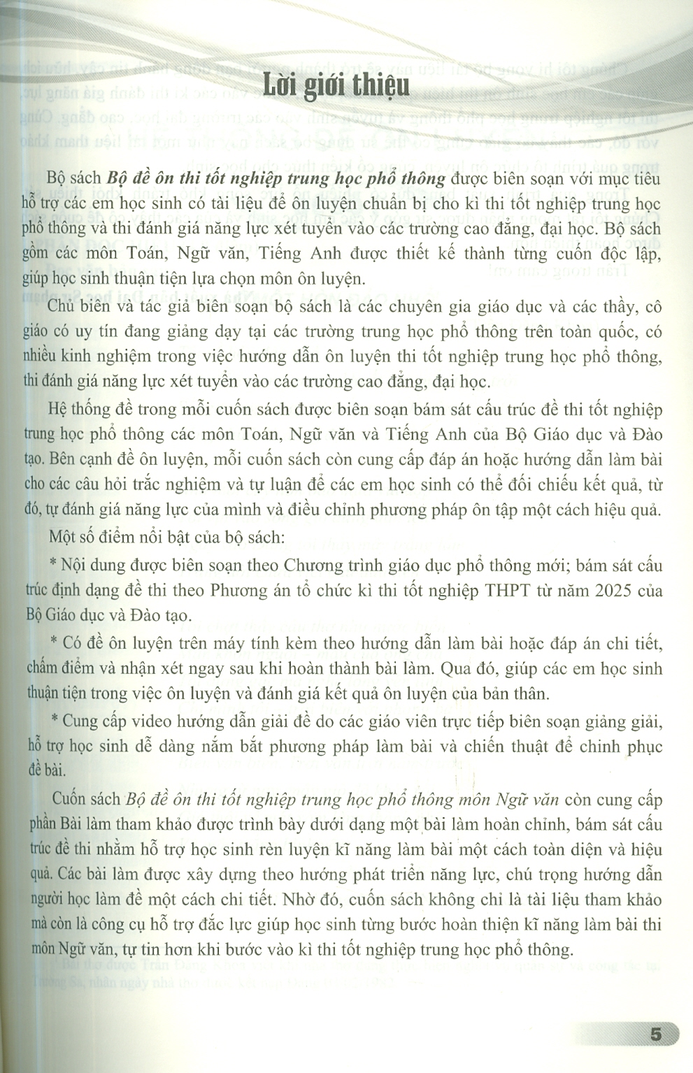 Bộ Đề Ôn Thi Tốt Nghiệp Trung Học Phổ Thông Môn Ngữ Văn - Thần Tốc Thực Chiến