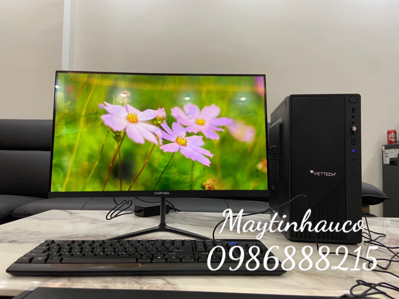 Bộ máy tính Để Bàn Dell Optiplex 9020 (Core i5 - 4570, Ram 4GB, SSD 120GB) Và Màn hình Dell 21.5 inch ( E2216H) Và bàn phím chuột Dell + Bàn Di chuột + Usb wifi - Máy đời mới - Chuyên dùng Làm việc - Học Tập - Giải Trí - Hàng Chính Hãng