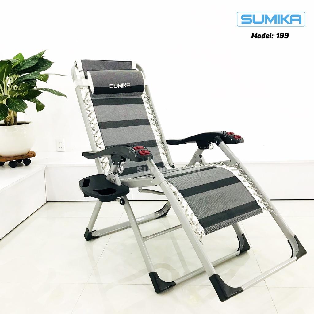 Ghế xếp thư giãn SUMIKA 199 - Mẫu mới nhất 2020, lăn tay massage.