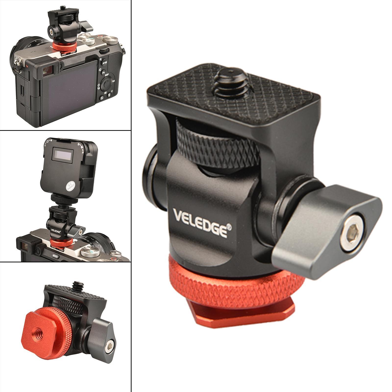 Mini Tripod Head Monitor Holder for Microphone Flash Camera