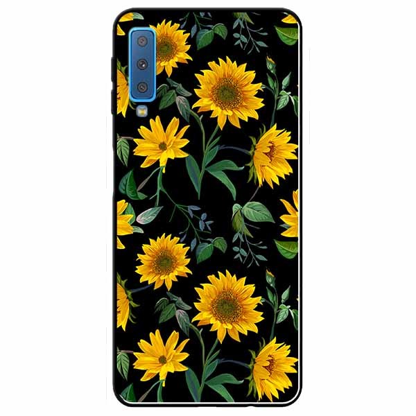 Ốp lưng dành cho Samsung A7 2018 mẫu Hoạ Tiết Hướng Dương