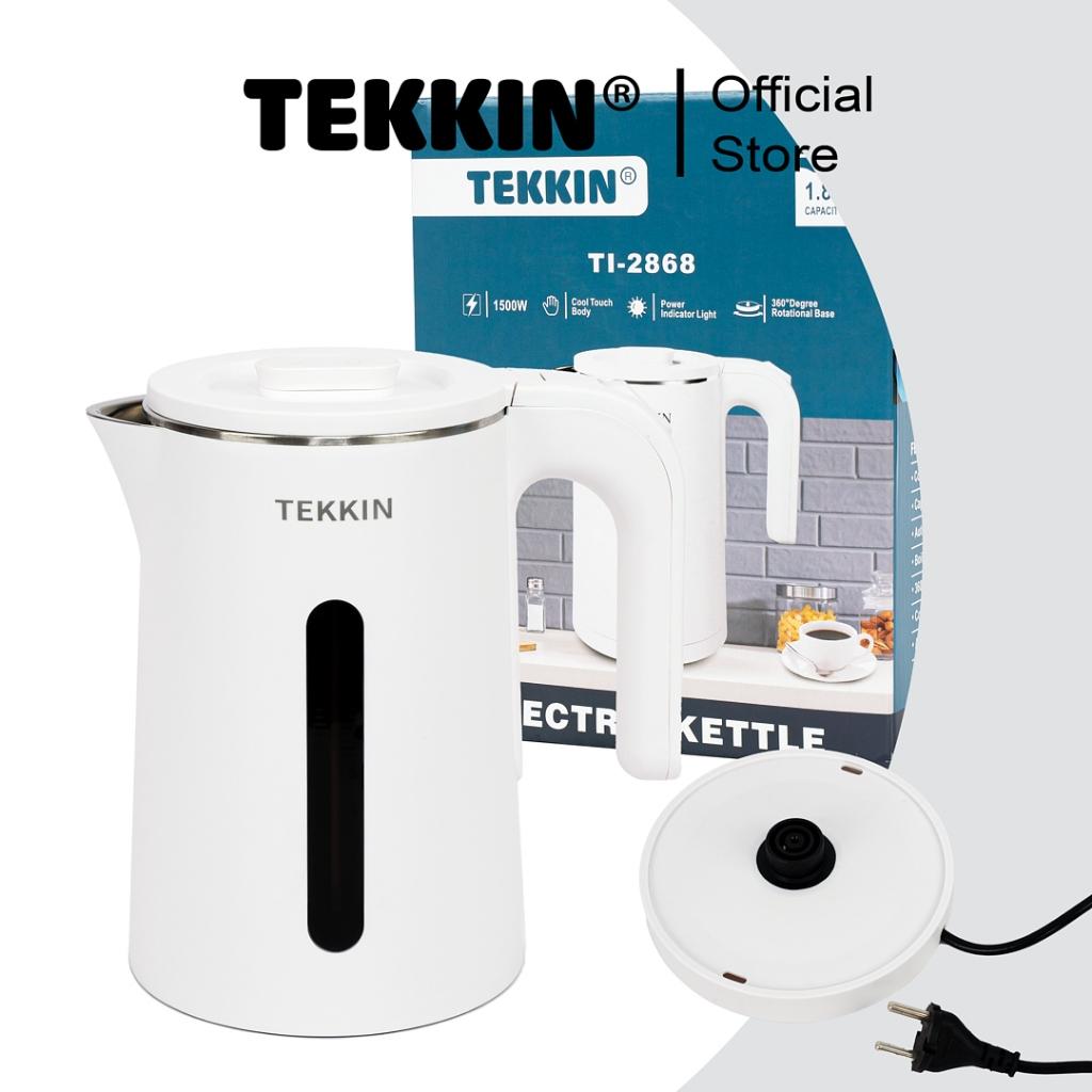 Ấm siêu tốc tự ngắt INOX 304 cao cấp TEKKIN TI-2868 dung tích lớn - hàng nhập khẩu
