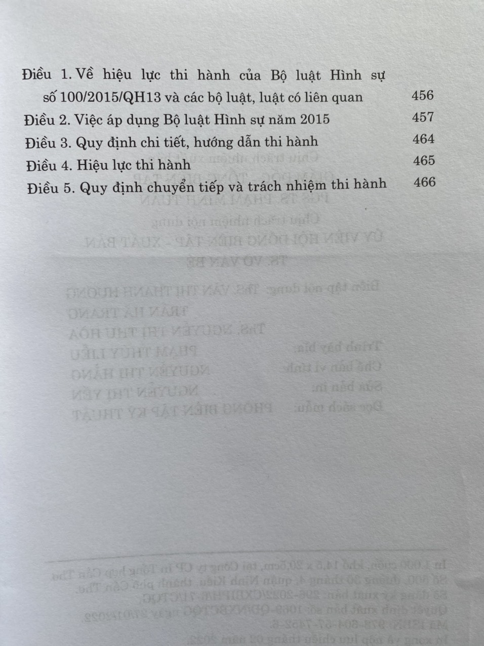 Hình ảnh Bộ luật Hình sự (hiện hành) (Bộ luật năm 2015, sửa đổi, bổ sung năm 2017)