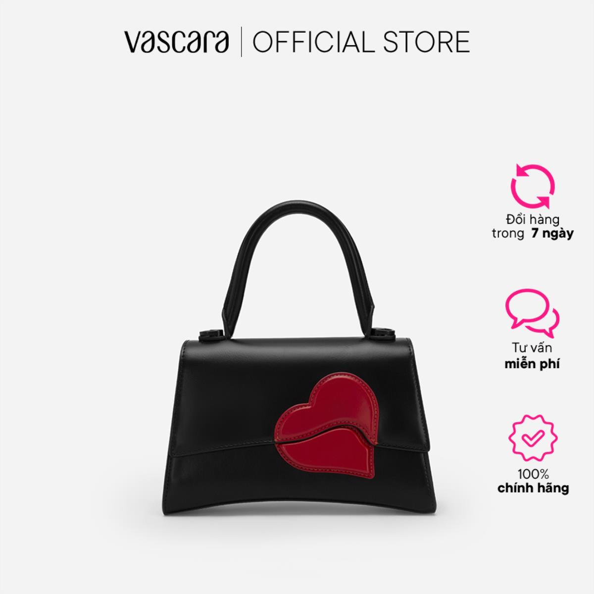 Vascara Túi Xách Kiểu Hình Học Họa Tiết Trái Tim - Valentine's Limited Edition - SAT 0318