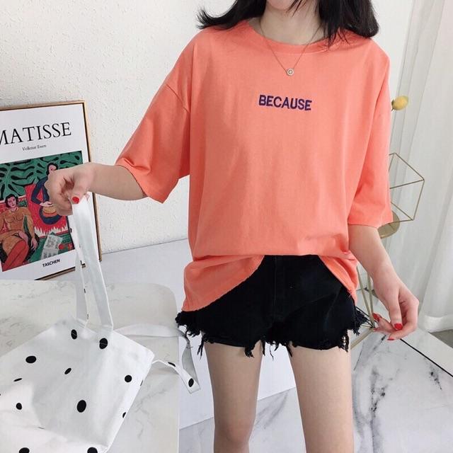 Áo thun tay lỡ form rộng