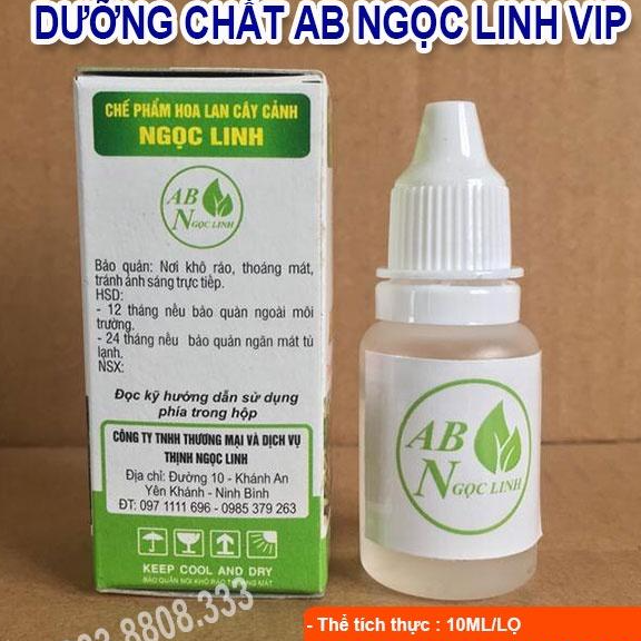 AB VIP Ngọc Linh Chuyên Dùng Cho Hoa Lan Cây Cảnh Thúc Đẩy Sự Phát Triển Tế Bào, Chai 10ml