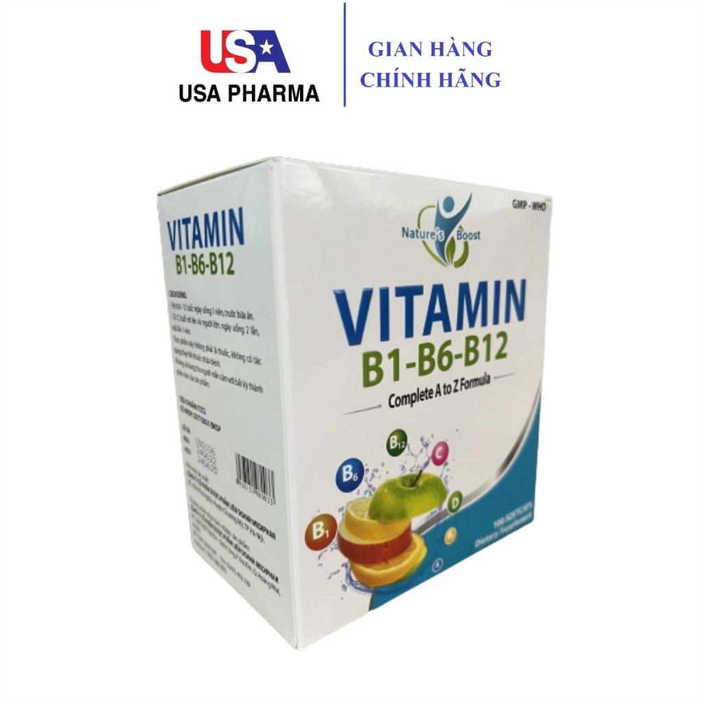 Vitamin B1-B6-B12 bổ sung vitamin, khoáng chất, bồi bổ cơ thể, người thiếu vitamin, nâng cao thể trạng, người mệt mỏi