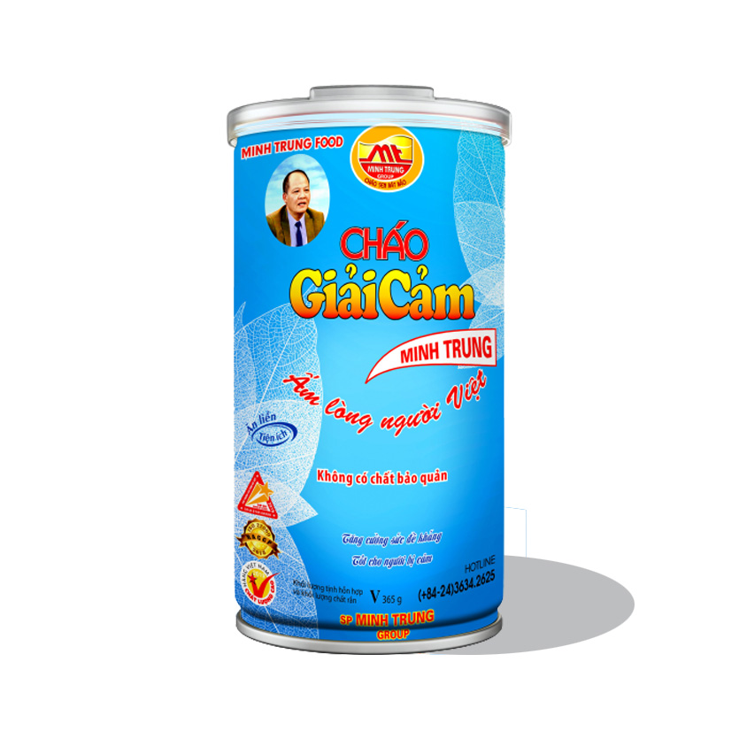 Cháo ăn liền giải cảm Minh Trung combo 3 lon - CHAOGIAICAM 3