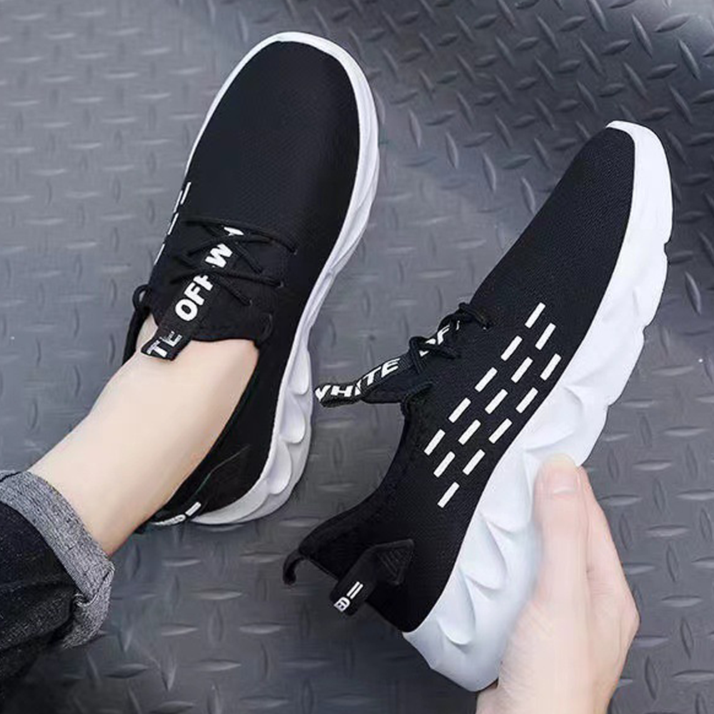 Giày sneaker thể thao nam buộc dây đế cao 5cm siêu nhẹ V321