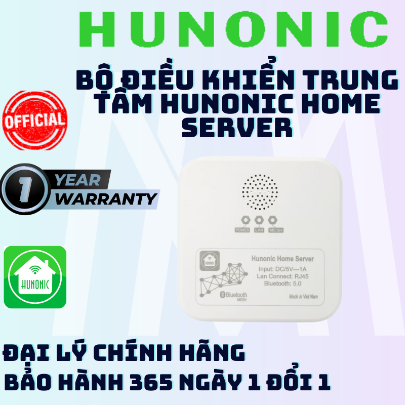Bộ Điều Khiển Trung Tâm Hunonic Home Server-Hàng Chính Hãng