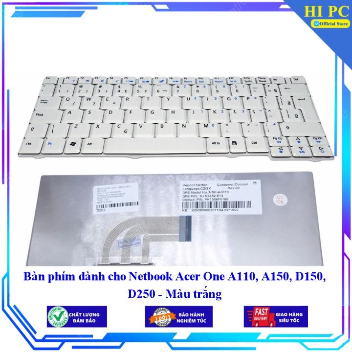 Bàn phím dành cho Netbook Acer One A110 A150 D150 D250 - Hàng Nhập Khẩu