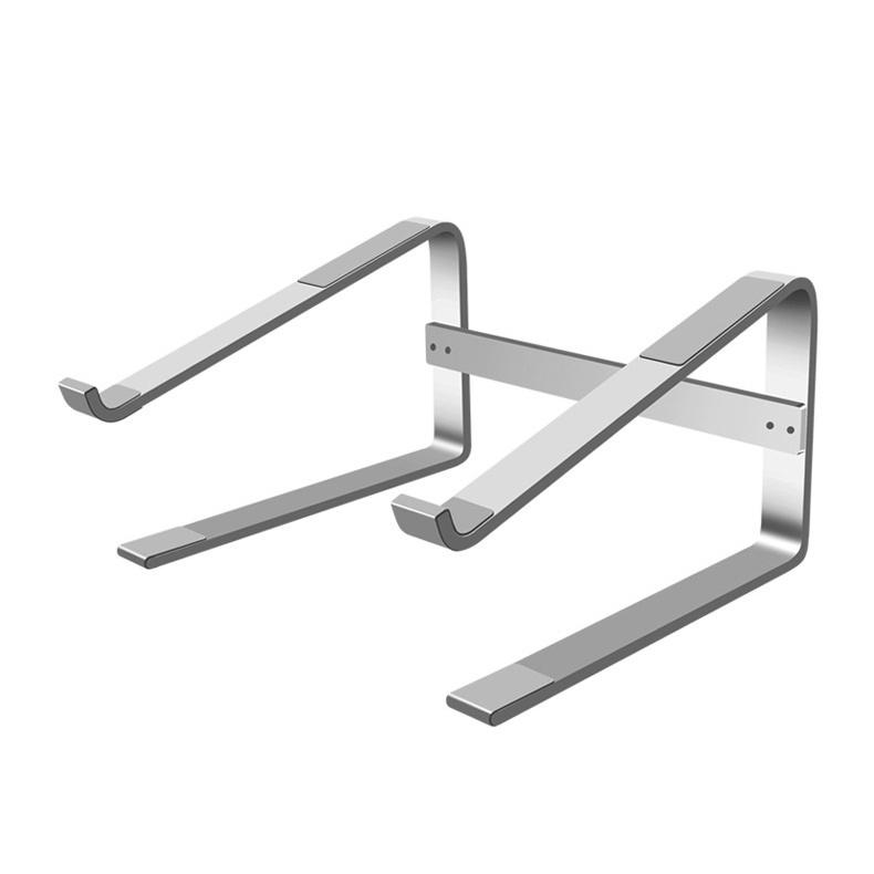 L210 - giá đỡ nâng cao laptop bằng nhôm, hỗ trợ tản nhiệt mã L210, kiêm kê gọn bàn phím ngoài, mẫu 2 tầng.