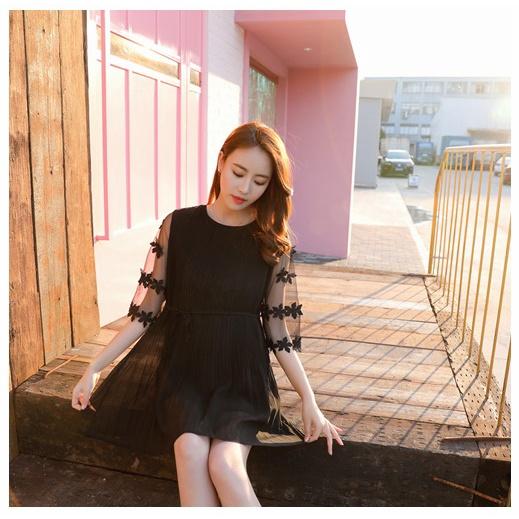 ĐẦM BẦU DẬP LY DÁNG XUÔNG RỘNG ,ĐẦM BẦU NỮ DỰ TIỆC PHỐI REN HOA