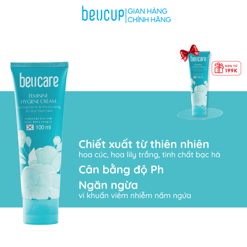 Dung Dịch Vệ Sinh Phụ Nữ Và Vệ Sinh Cốc Nguyệt San BeUcare 100ml Chính Hãng