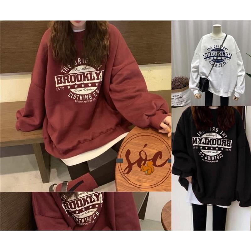 ÁO SWEATER Gấu Hello, Áo Nỉ Thụng Tay Phồng