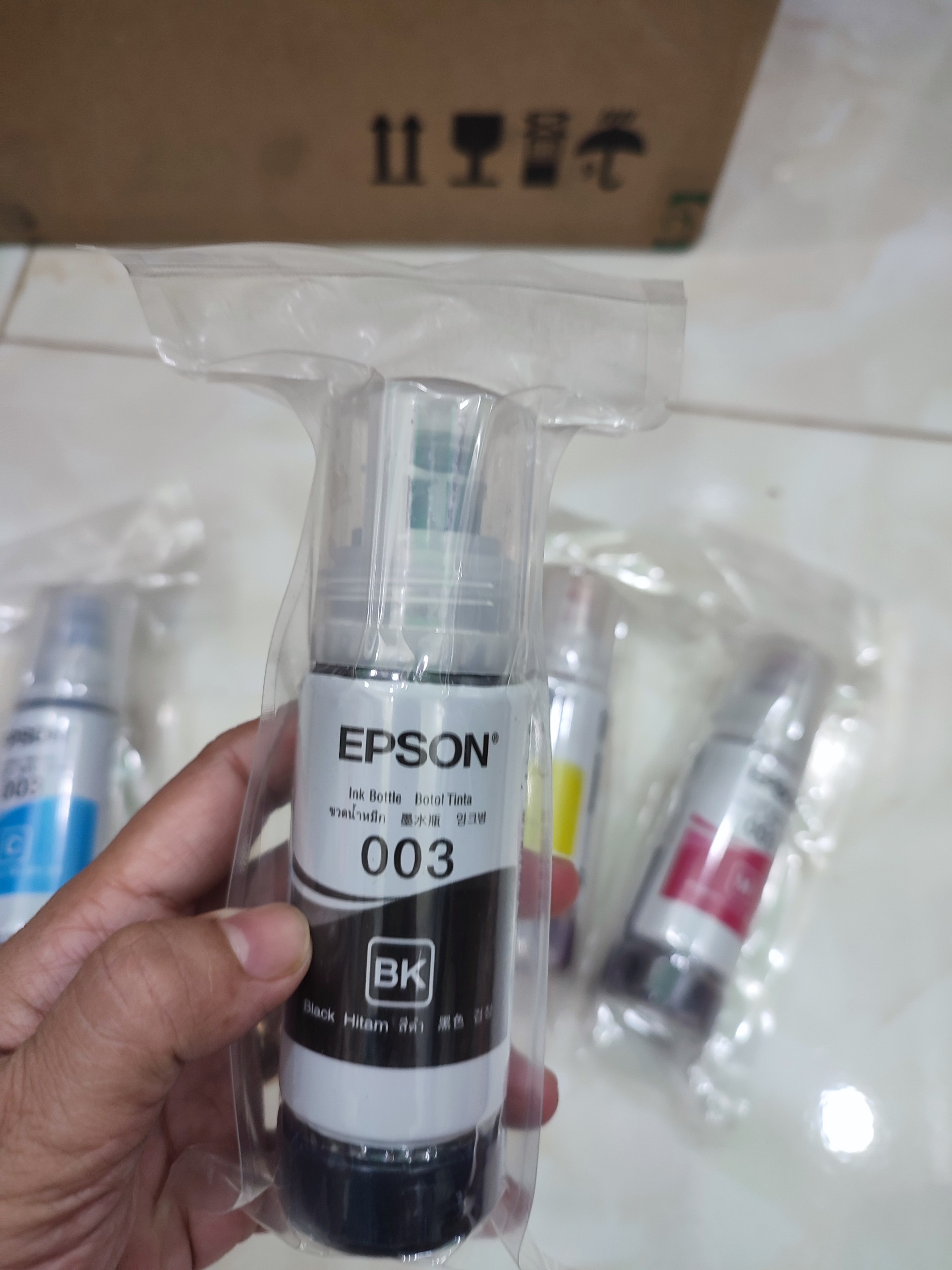 Bộ mực 4 màu dành cho máy in Epson L3250 bền màu giá rẻ