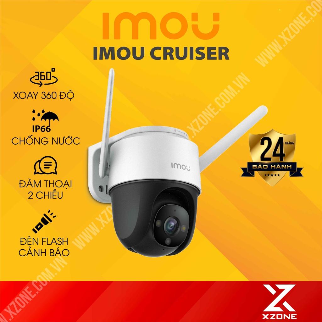 Camera IMOU Cruiser 2MP/4MP, Camera ngoài trời, xoay 360, chống nước IP66, đàm thoại hai chiều, tích hợp còi và đèn chiếu sáng - Hàng Chính Hãng