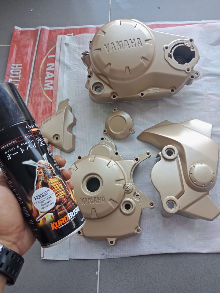 COMBO Sơn Samurai màu kem sáng H2020 gồm 4 chai đủ quy trình độ bền cao