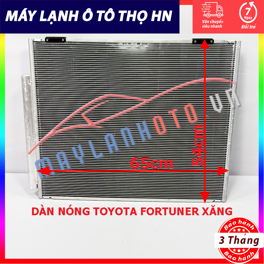 Dàn nóng Toyota Fortuner Hàng xịn Thái Lan