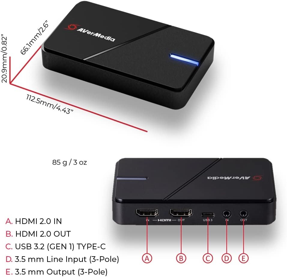 Thiết bị ghi hình Live Gamer Extreme 3 AVerMedia GC551G2 - Hàng Nhập Khẩu