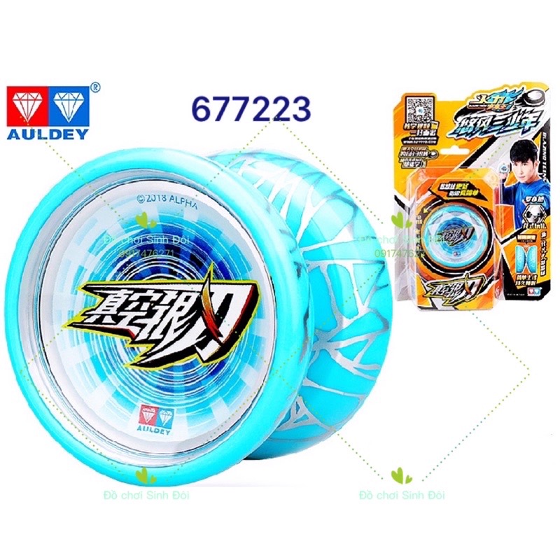 Đồ chơi yoyo 677223 màu xanh lợt - tặng 2 dây