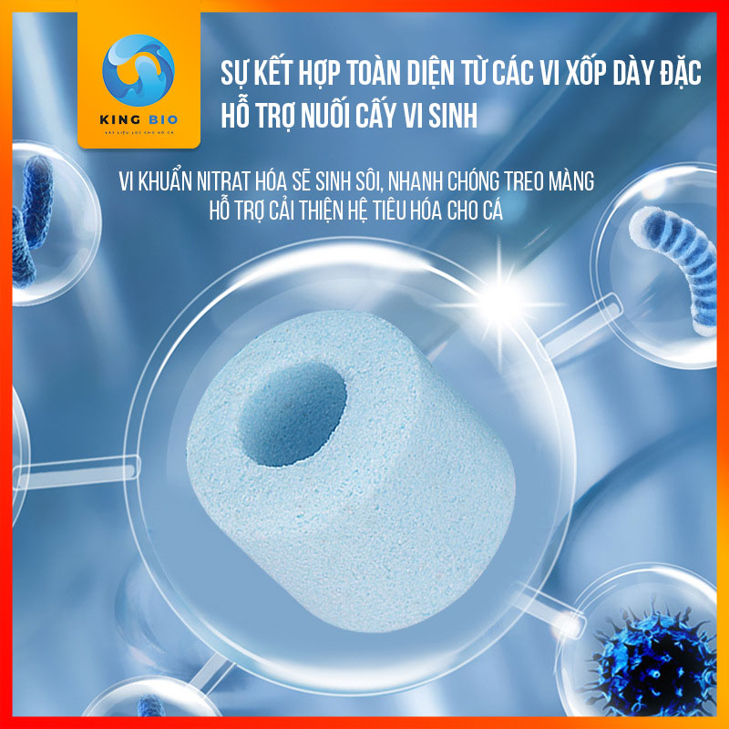 Sứ nhẫn lọc nano siêu mịn Yee - vật liệu lọc cao cấp bổ sung thêm khoáng chất cho bể cá