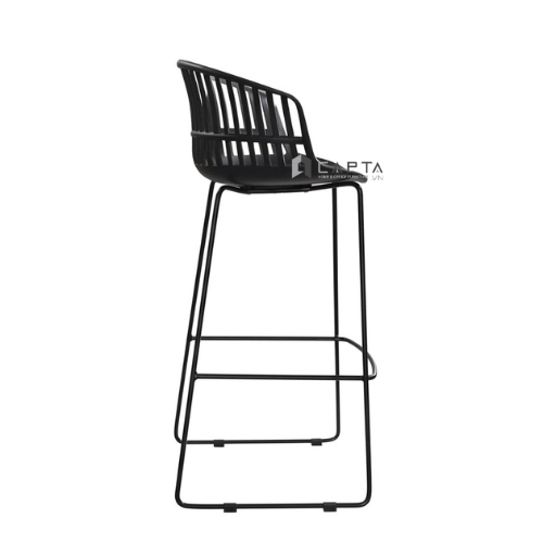 Ghế bar hồ bơi thân nhựa chân sắt vòng cố định CB10 Lisbon2-75S Nội thất Capta