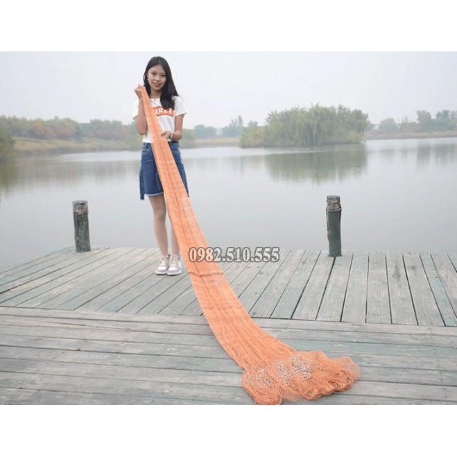 Chài Dù Chân Xích Bung 8m Nặng 5kg - Cao Cấp A Cường