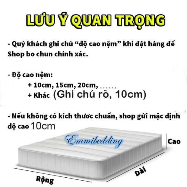 Bộ Chăn Ga Gối Cotton TC -Mẫu mới nhất 2021