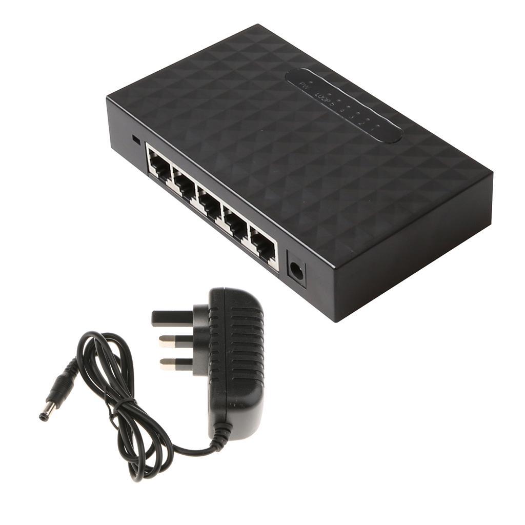 5-Port 10/100/1000Mbps Gigabit Desktop  Ethernet Network Switch