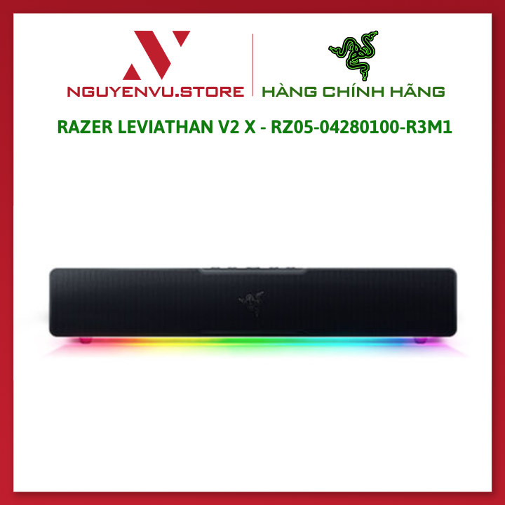 Loa Razer Leviathan V2 X-PC Gaming Sound Bar_RZ05-04280100-R3M1 - Hàng chính hãng
