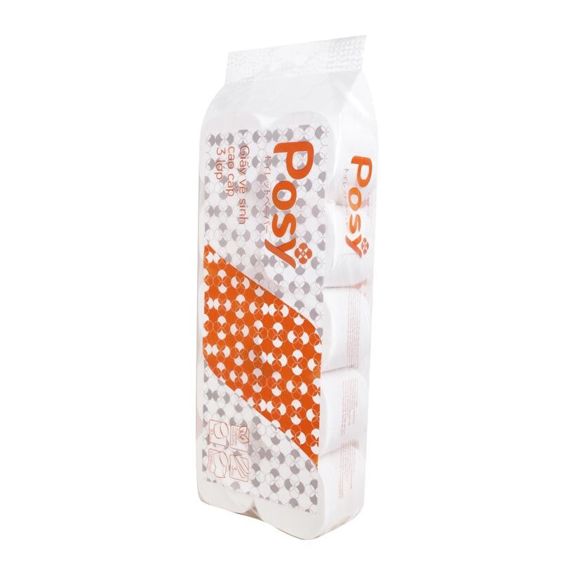 Giấy vệ sinh Posy 10 cuộn 2 lớp