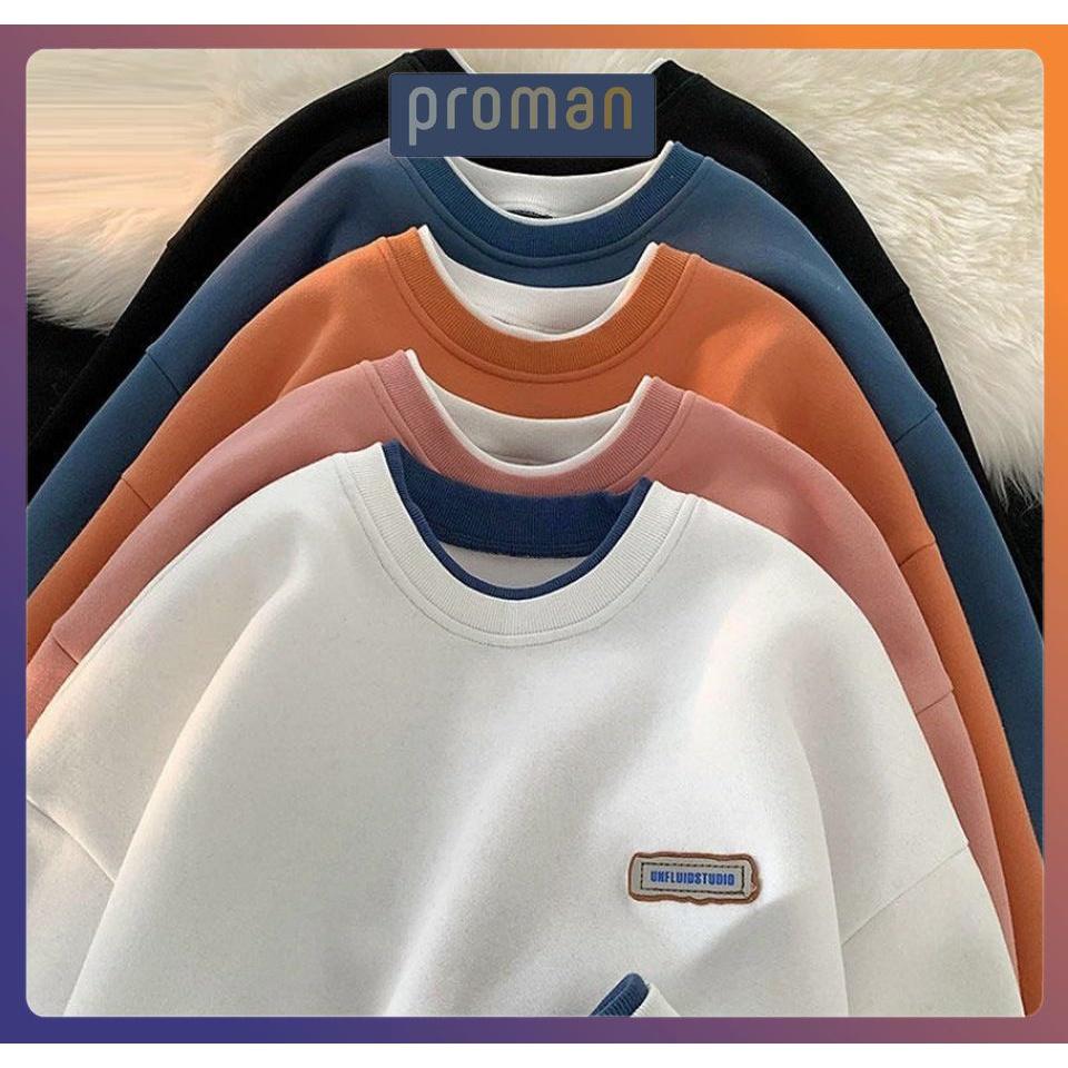 Áo Sweater nam nữ dài tay, Áo Sweater Nam Nữ form rộng, Áo sweater nam nữ unisex AD02 - PROMAN