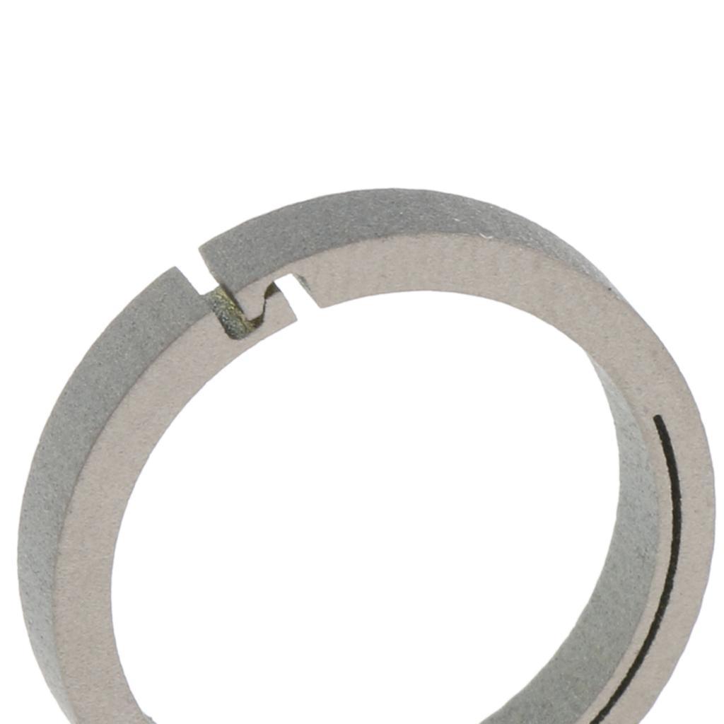 2 Pieces Titanium Ring Buckle Round Snap Hook Keychain Carabiner Clip 18mm