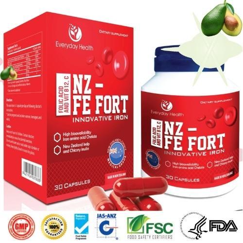 Viên uống bổ sung Sắt NZ - FE FORT ( Nhập khẩu NEW ZEALAND)