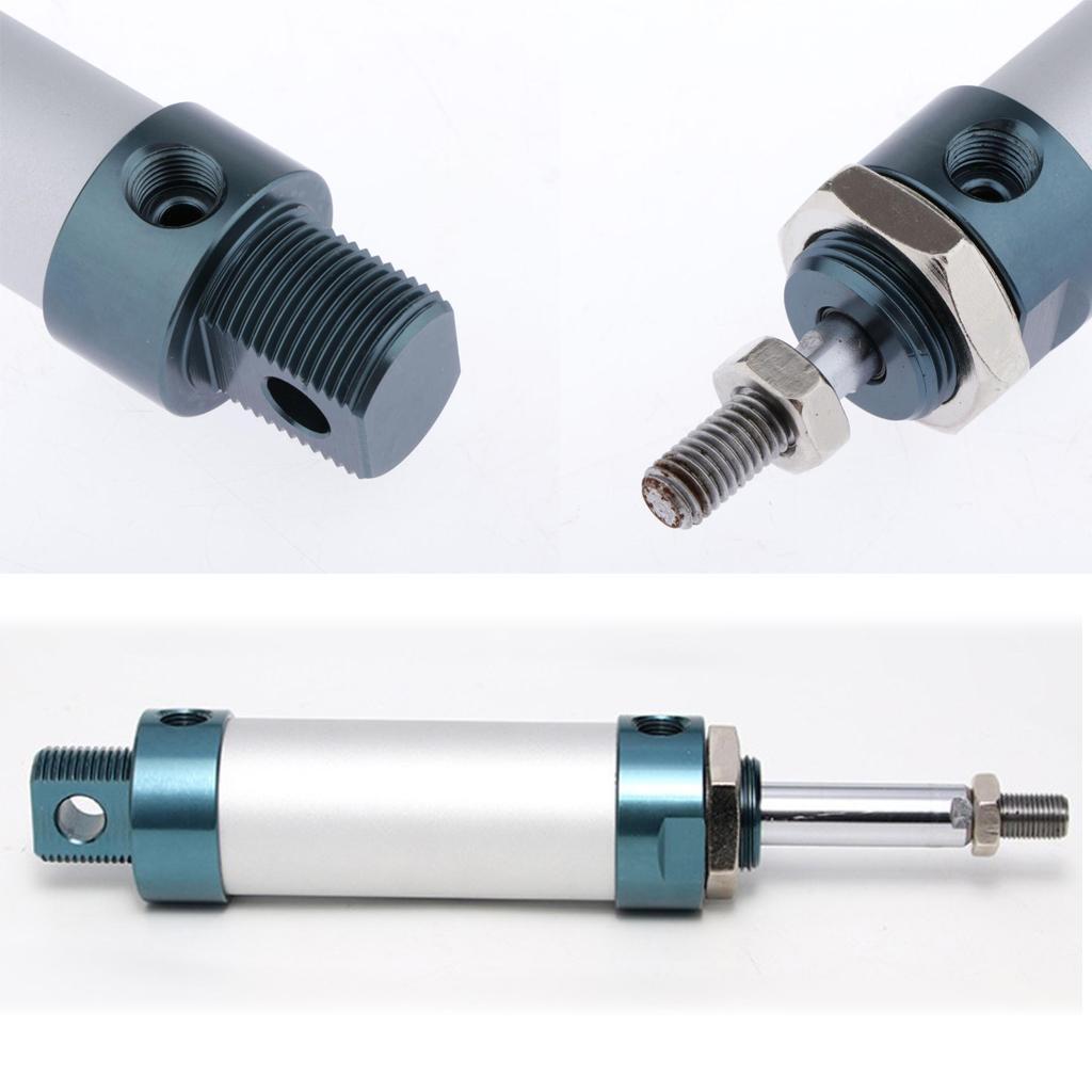 2 Pieces Mini Pneumatic Cylinders MAL Series MAL16x100mm 16x300mm