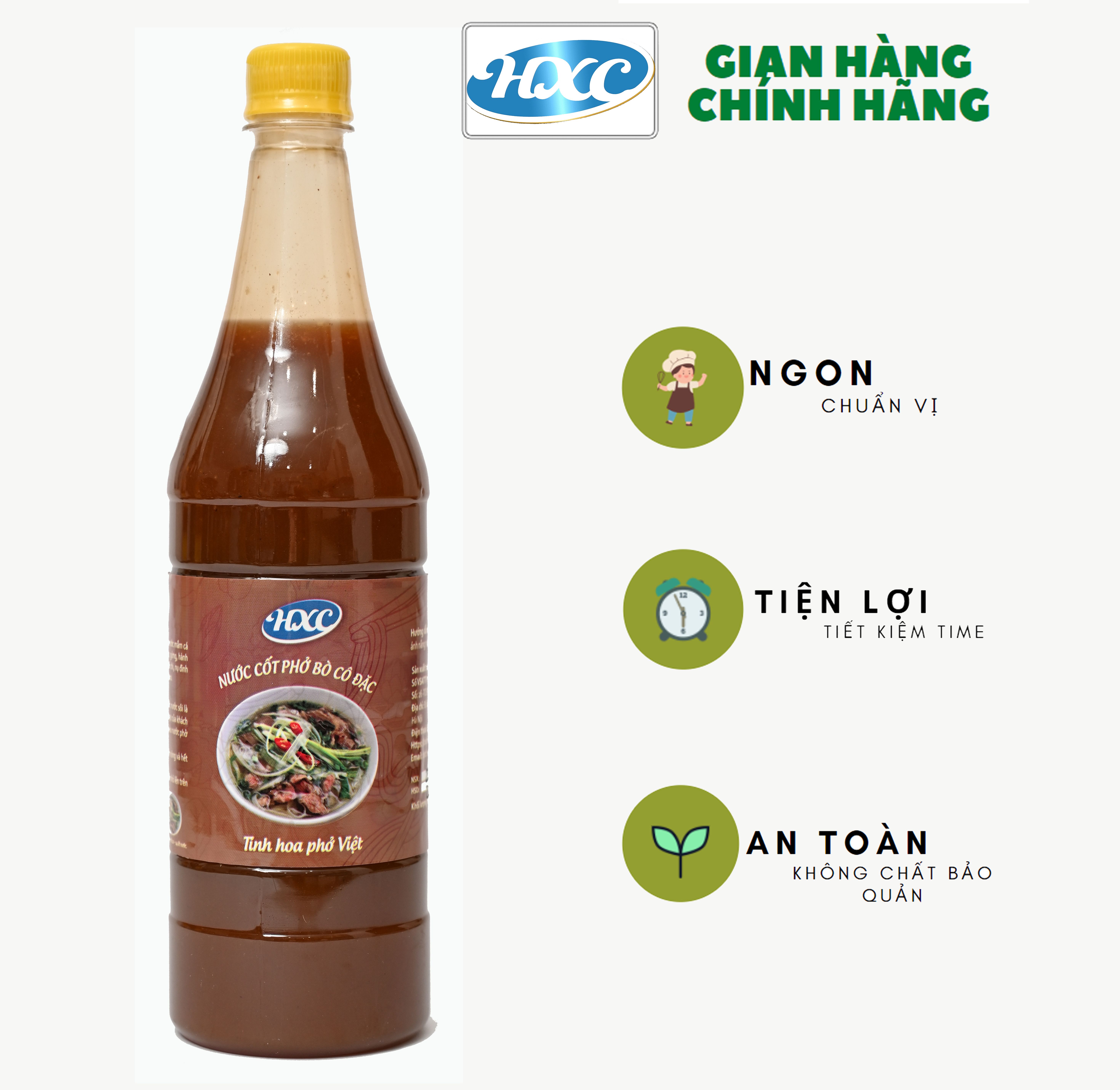 Nước Cốt Phở Bò Cô Đặc 1 kg