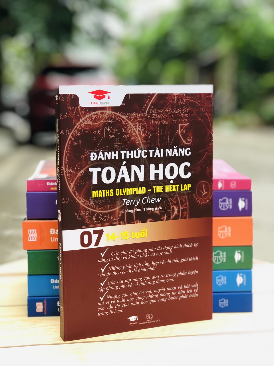 Sách Đánh Thức Tài Năng Toán Học 7 - Sách Song Ngữ Giúp Trẻ Vừa Học Toán Vừa Ôn Luyện Tiếng Anh Theo Chương Trình Singapore, Sách Toán Lớp 8, Lớp 9 - Á Châu Books, Bìa Cứng, In Màu